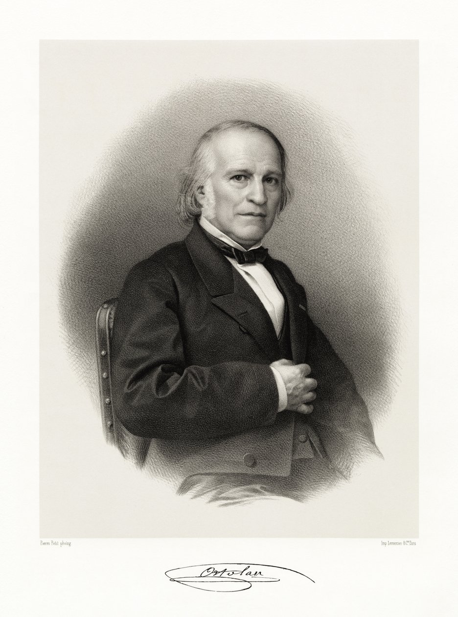 Joseph Louis Elzéar Ortolan, 1865-66 alkotó: Pierre Petit