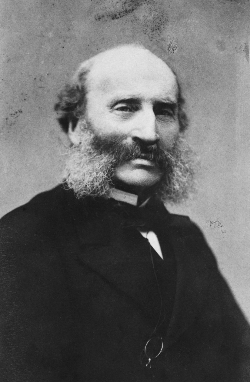 Pierre Edmond Teisserenc de Bort francia politikus portréja, 19. század vége alkotó: Pierre Petit
