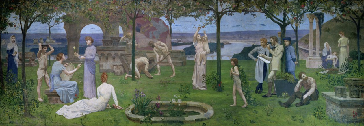 Művészet és természet között, 1890 alkotó: Pierre Puvis de Chavannes