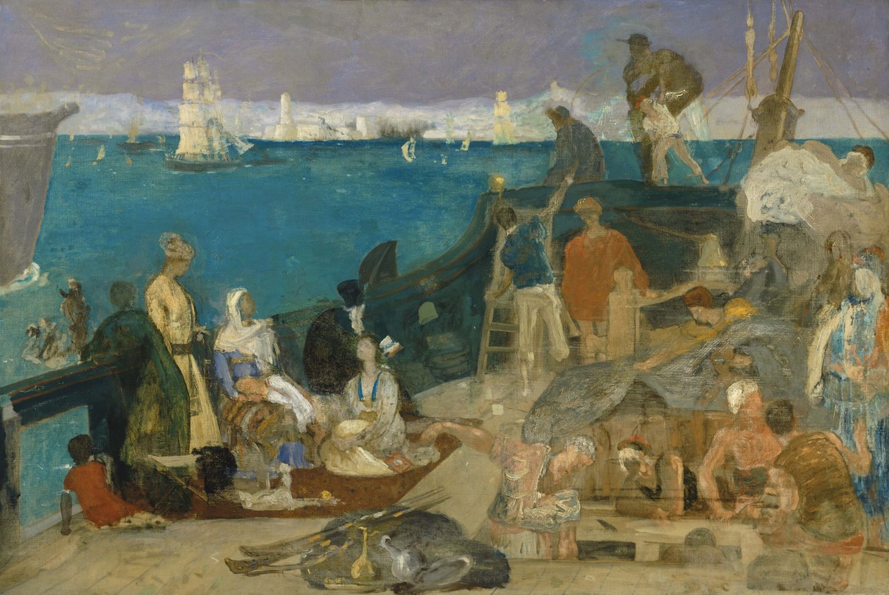 Marseille, a Kelet kapuja alkotó: Pierre Puvis de Chavannes