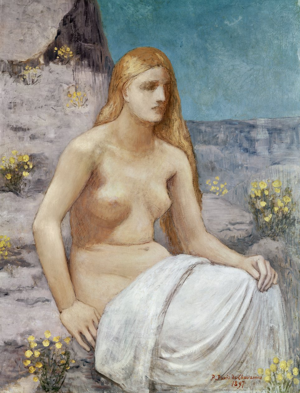 Szent Mária Magdolna, 1897 alkotó: Pierre Puvis de Chavannes