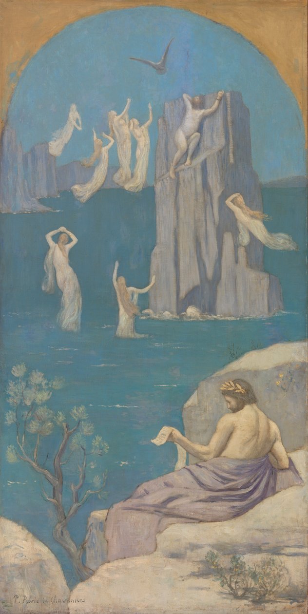 Drámai költészet (Aeschylus) alkotó: Pierre Puvis de Chavannes