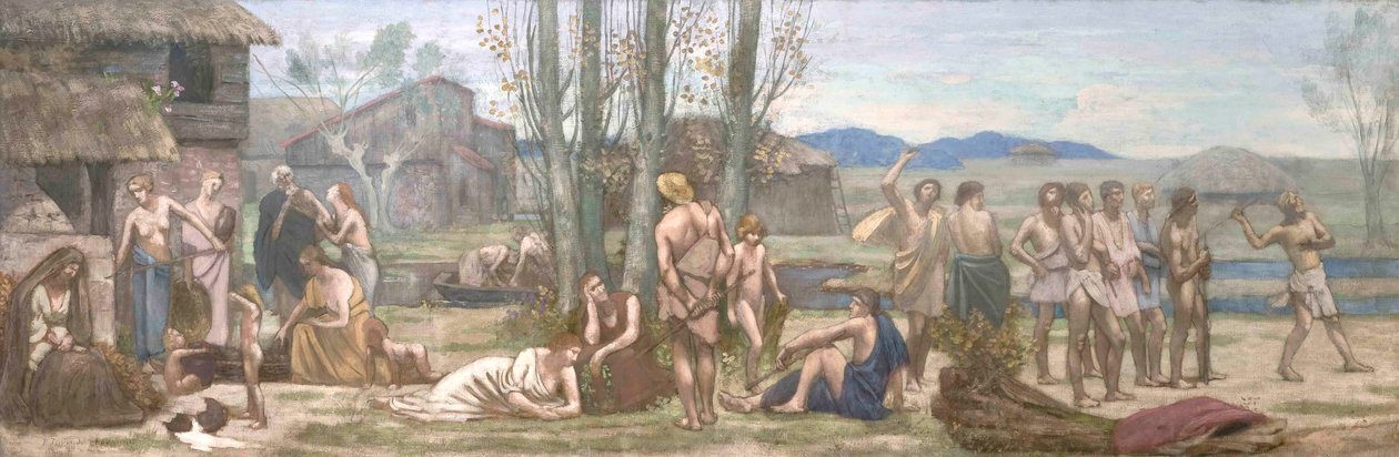 Ludus Pro Patria, vagy a Playing Ones Countryért alkotó: Pierre Puvis de Chavannes