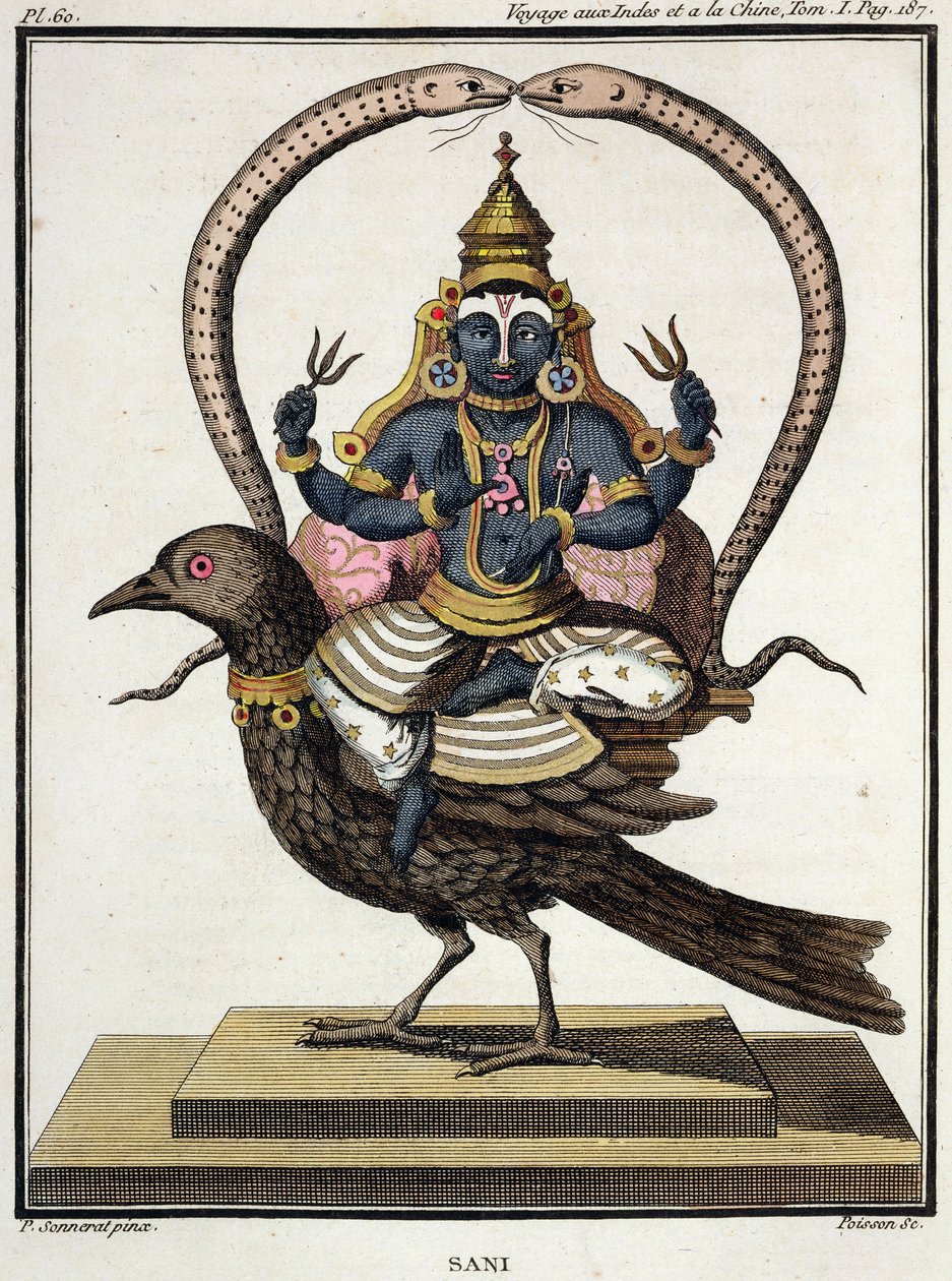 Sani, Pierre Sonnerat „Voyage aux Indes et a la Chine” című művéből, Poisson vésette, 1782-ben megjelent alkotó: Pierre Sonnerat