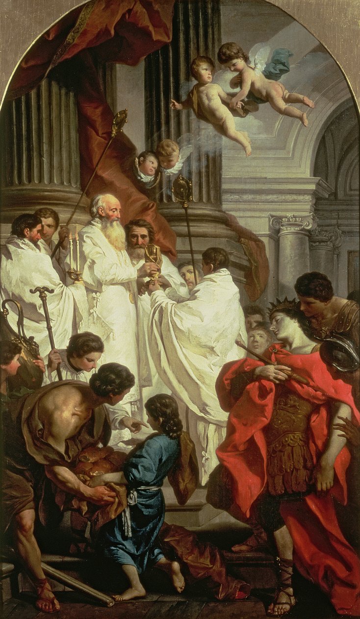 Szent Bazil mise, 1743-7 alkotó: Pierre Subleyras