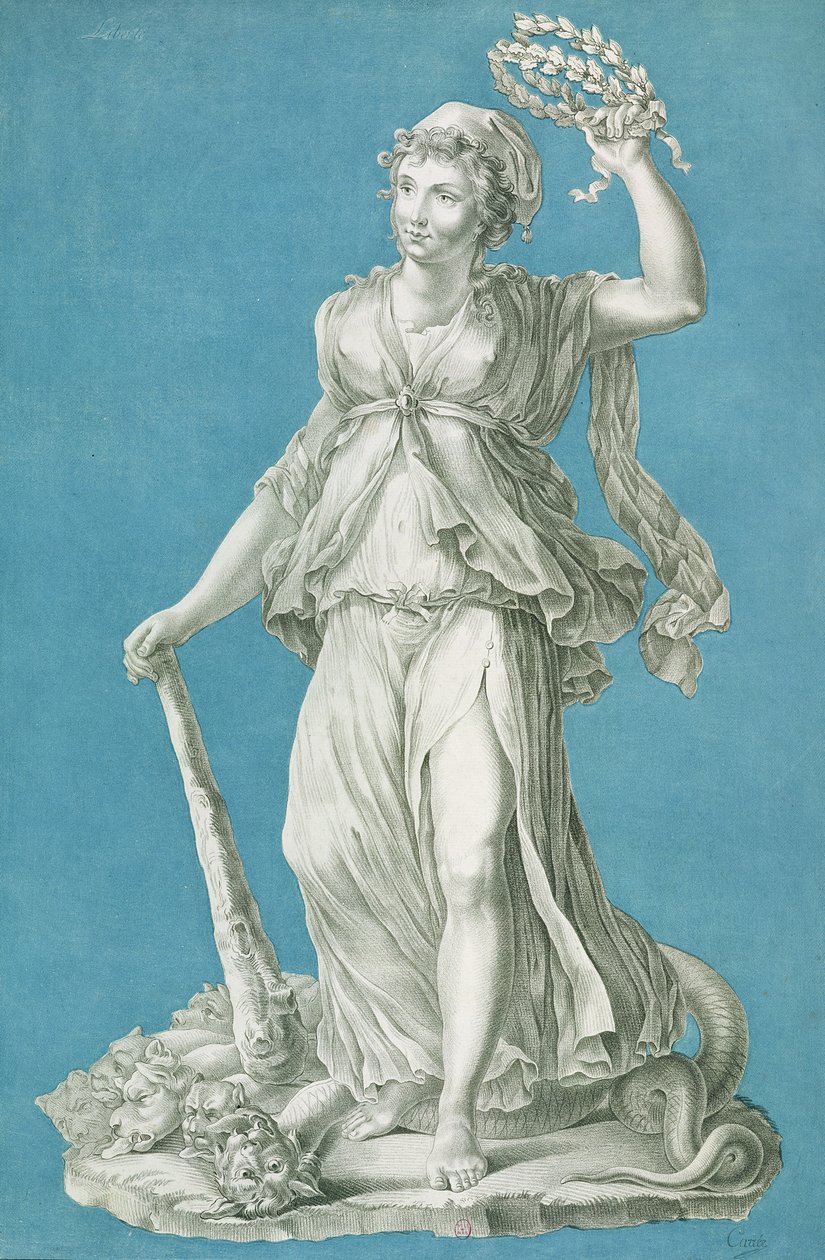 Szabadság, 1793 körül alkotó: Pierre Thomas Le Clerc