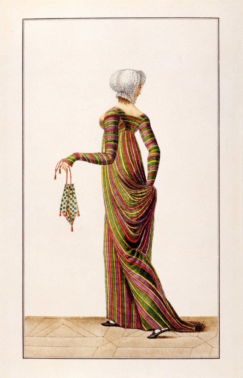 Madras ruhák a Journal des Dames-ból, 1800 alkotó: Pierre de La Mesangere