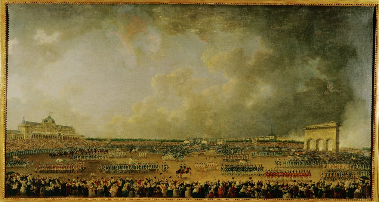 A szövetség ünnepe a Champs de Mars téren ... alkotó: Pierre Antoine (attr. to) Demachy
