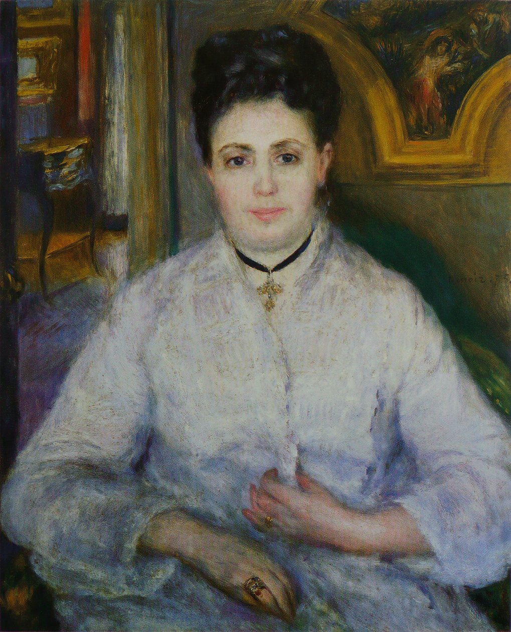 Madame Victor Chocquet alkotó: Pierre Auguste Renoir