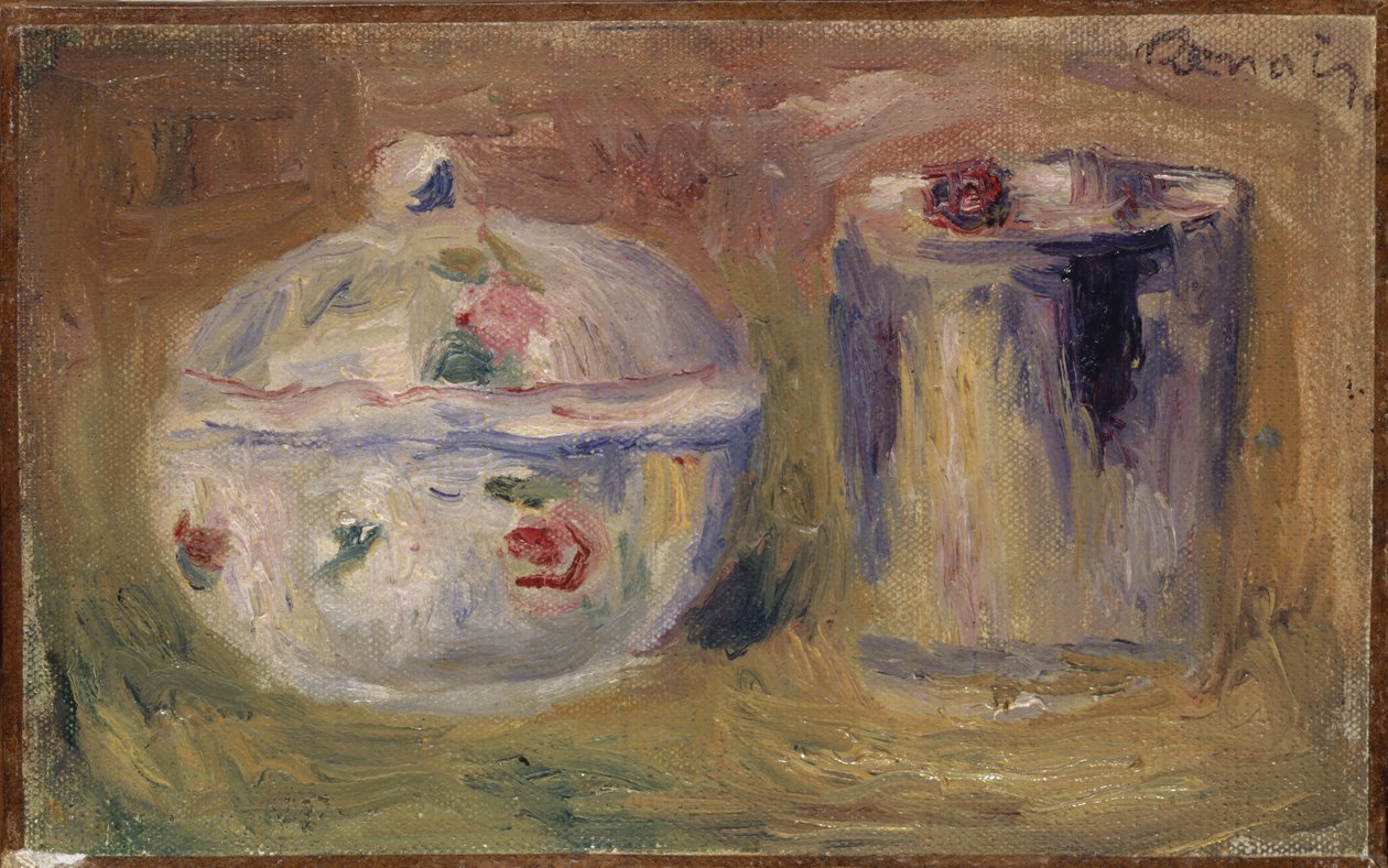 Cukortál és főzőpohár, 1900 körül alkotó: Pierre Auguste Renoir