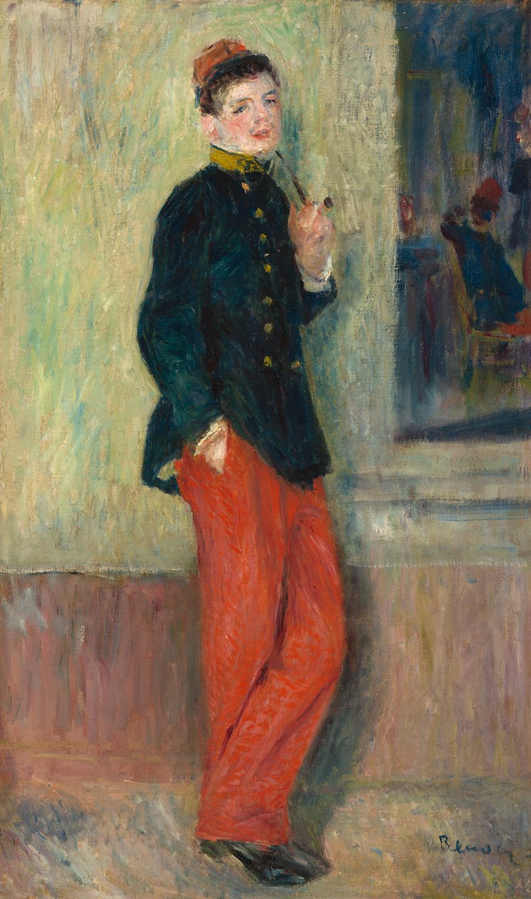 A fiatal katona, 1880 körül alkotó: Pierre Auguste Renoir