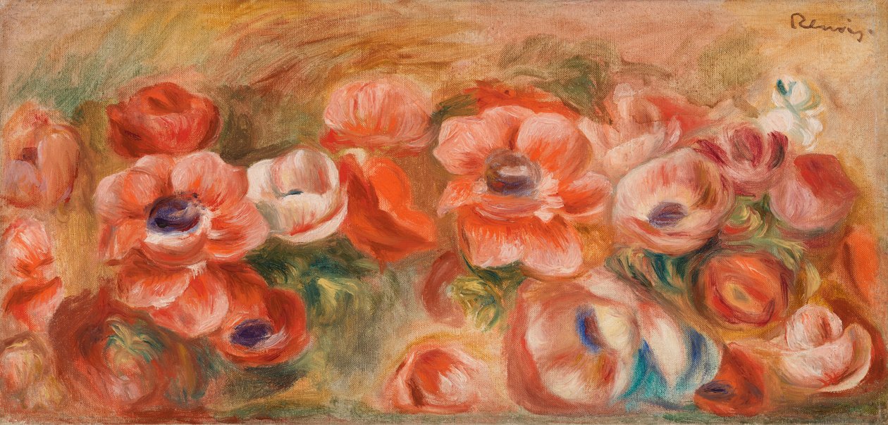 Kökörcsin (Anemones) alkotó: Pierre-Auguste Renoir