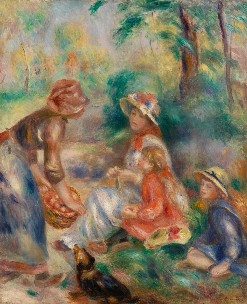 Almaárus (La Marchande de pommes) alkotó: Pierre-Auguste Renoir