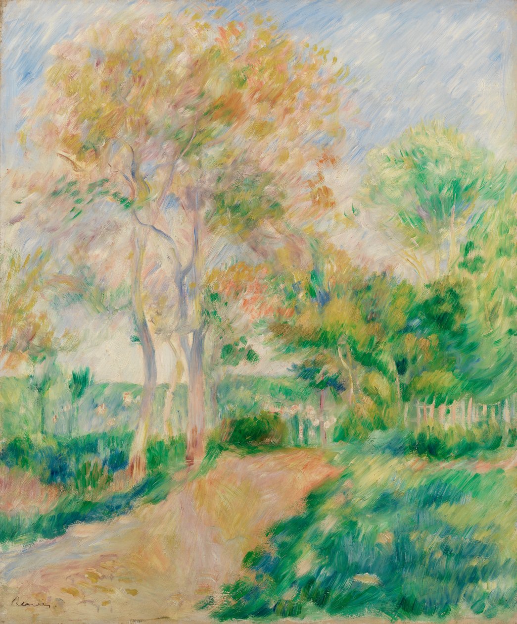 Őszi táj alkotó: Pierre-Auguste Renoir