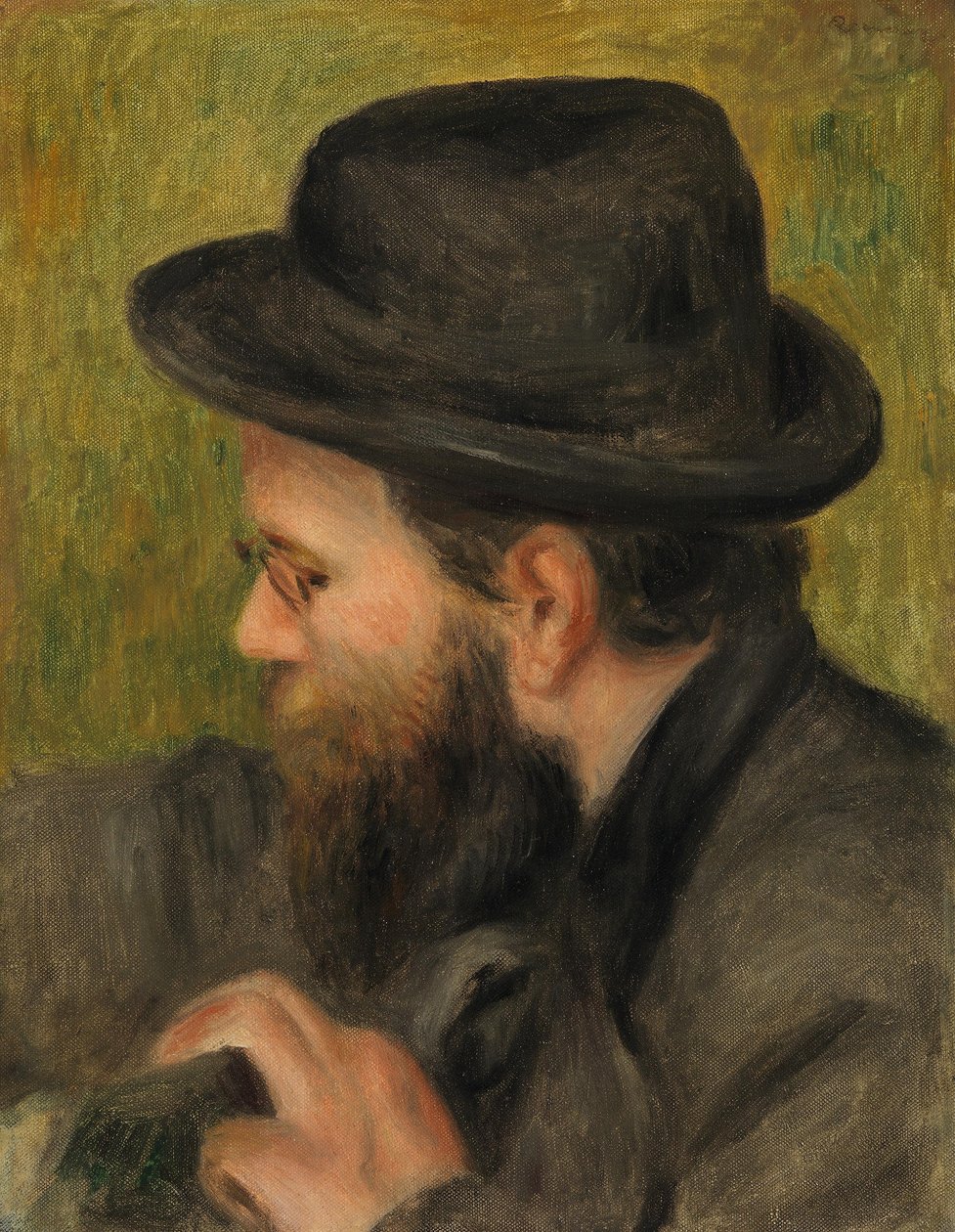 Bernard úr profilportréja alkotó: Pierre-Auguste Renoir