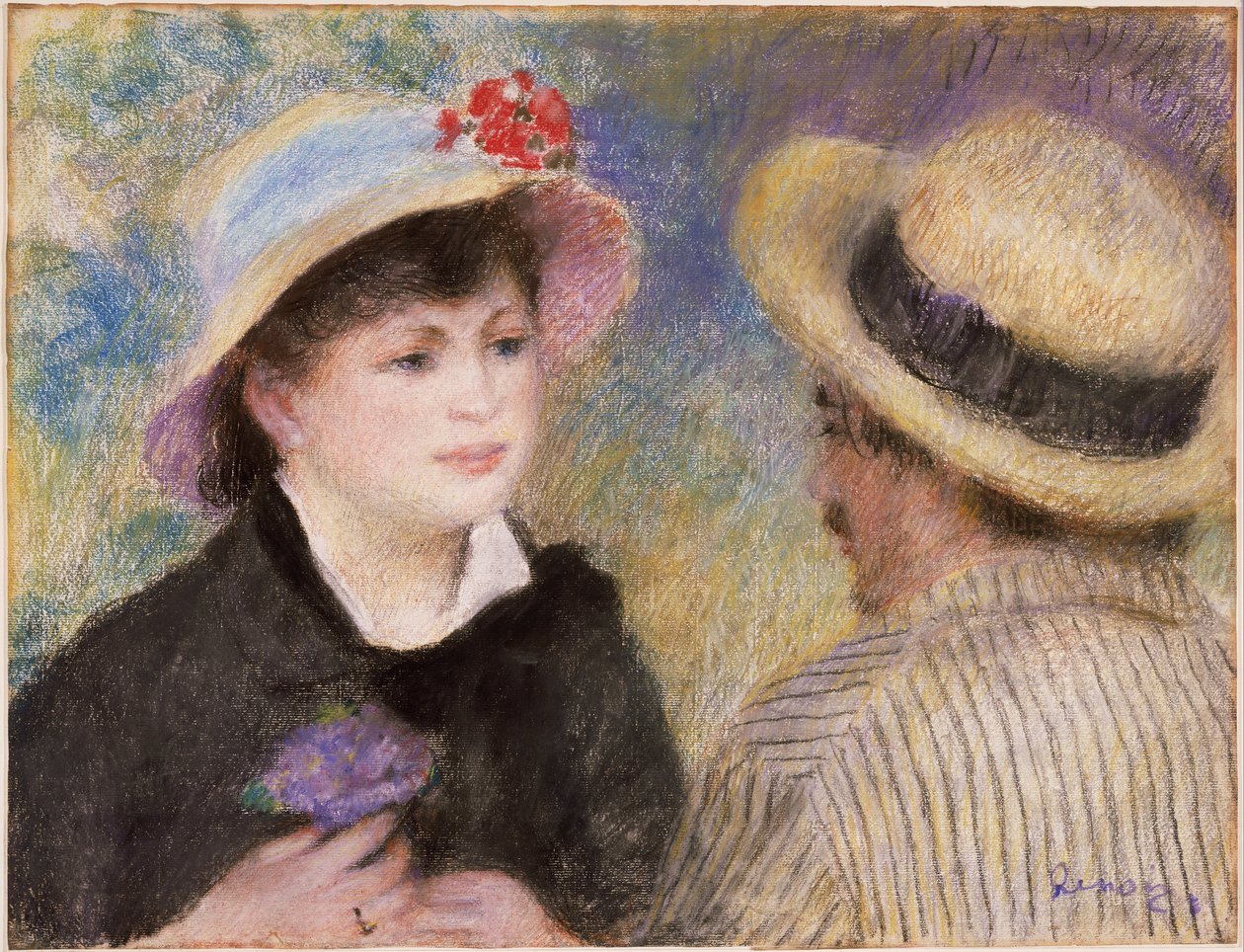 Csónakázó pár (állítólag Aline Charigot és Renoir) alkotó: Pierre-Auguste Renoir