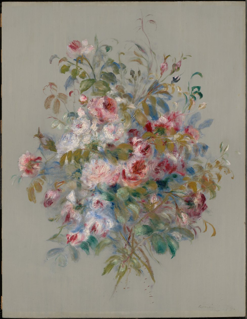 Rózsacsokor alkotó: Pierre-Auguste Renoir
