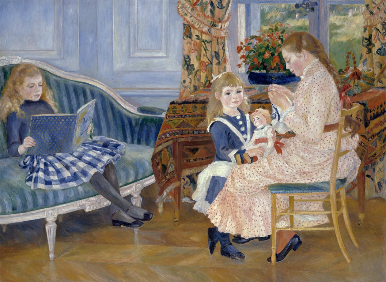A gyermekek délutánja Wargemont-ban alkotó: Pierre-Auguste Renoir