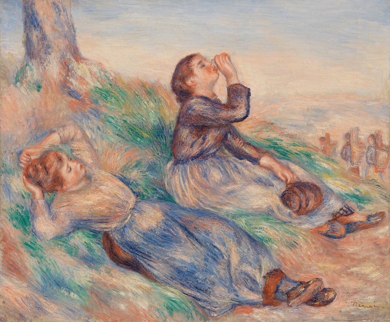 Szőlőgyűjtők (Vendangeuses) alkotó: Pierre-Auguste Renoir