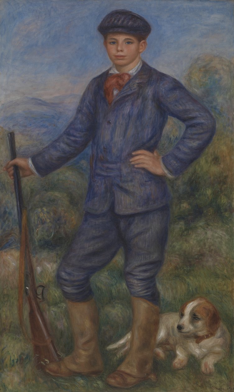 Jean vadászként alkotó: Pierre-Auguste Renoir