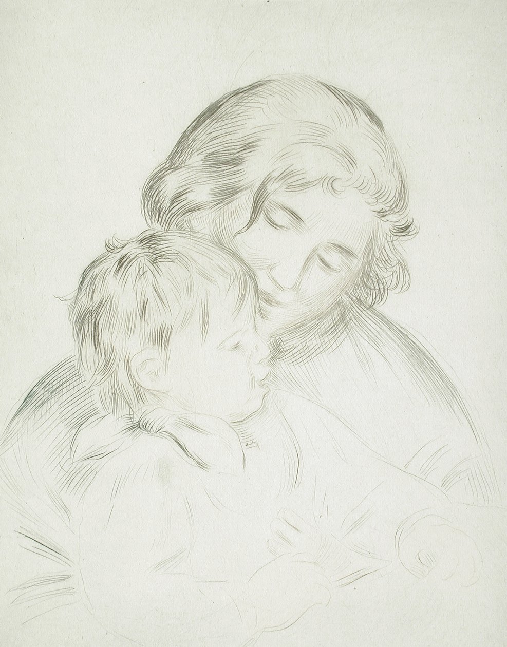 Anya és gyermek (Jean Renoir) alkotó: Pierre-Auguste Renoir