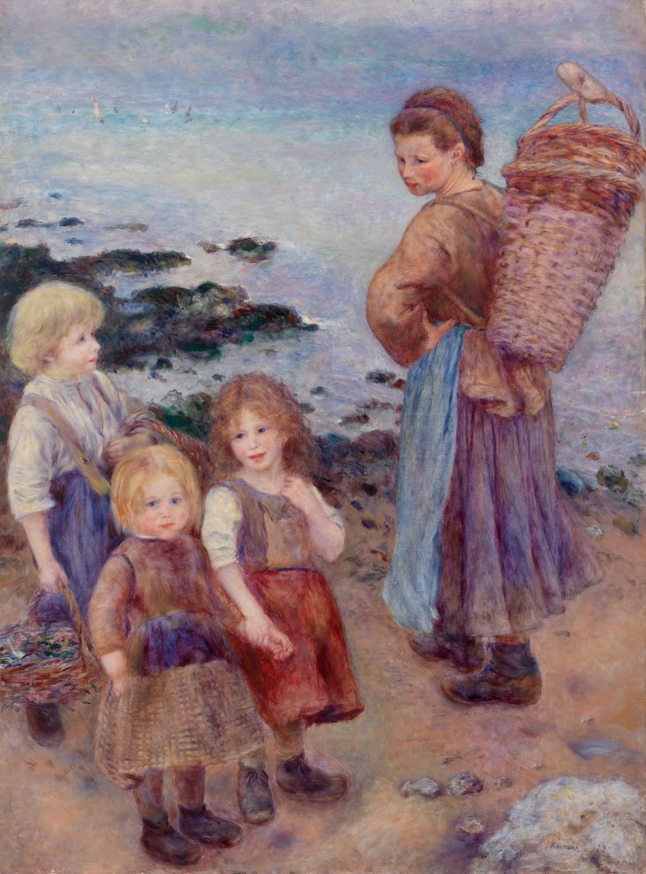 Kagylóhalászok Bernevalban alkotó: Pierre-Auguste Renoir