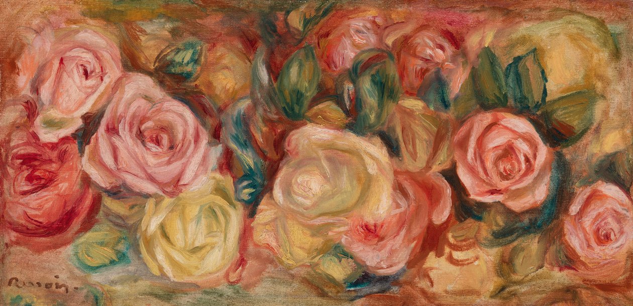 Rózsák (rózsák) alkotó: Pierre-Auguste Renoir