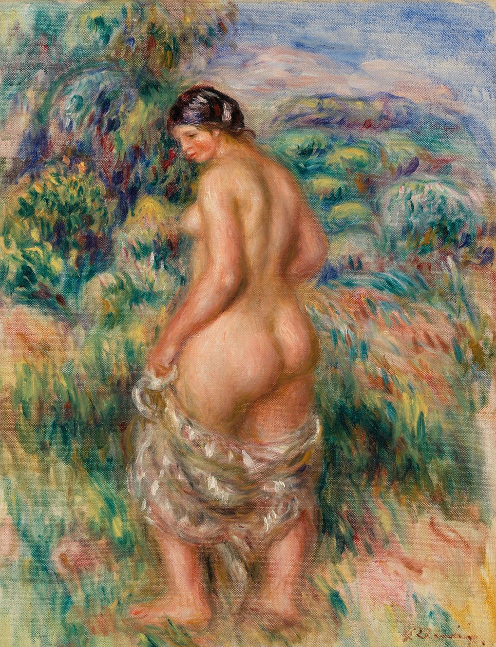 Álló fürdőző alkotó: Pierre-Auguste Renoir