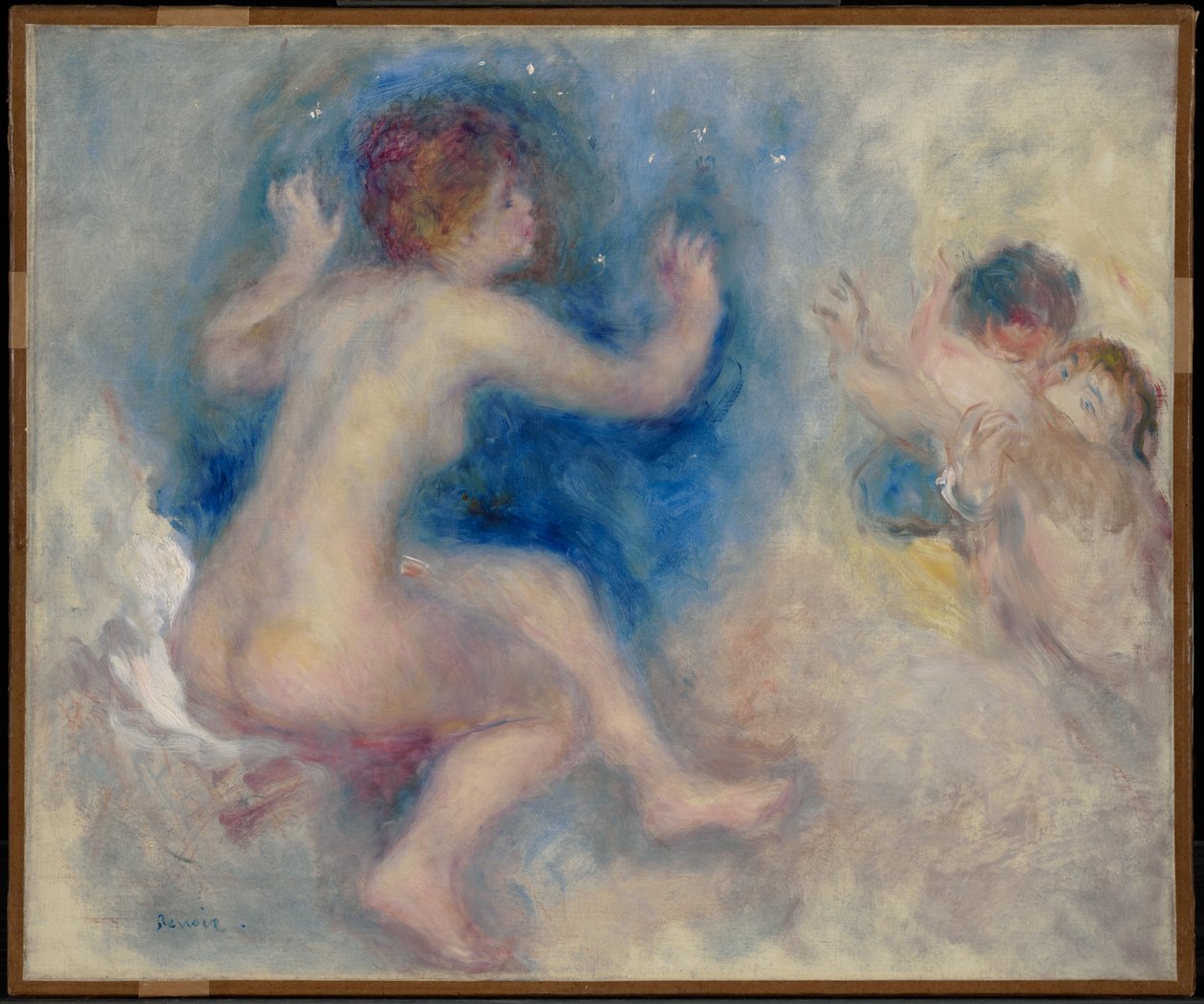 Tanulmány a „Jelenet Wagner Tannhäuser című művéből, harmadik felvonás” című képhez alkotó: Pierre-Auguste Renoir