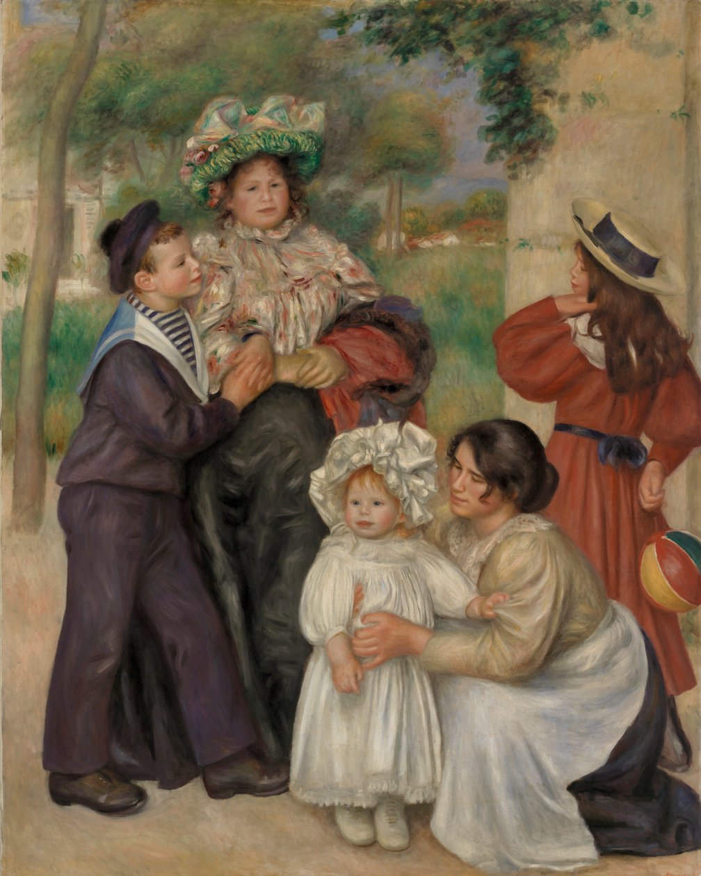 A művész családja alkotó: Pierre-Auguste Renoir