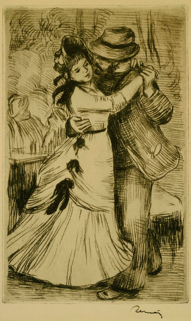 Tánc a vidéken alkotó: Pierre-Auguste Renoir