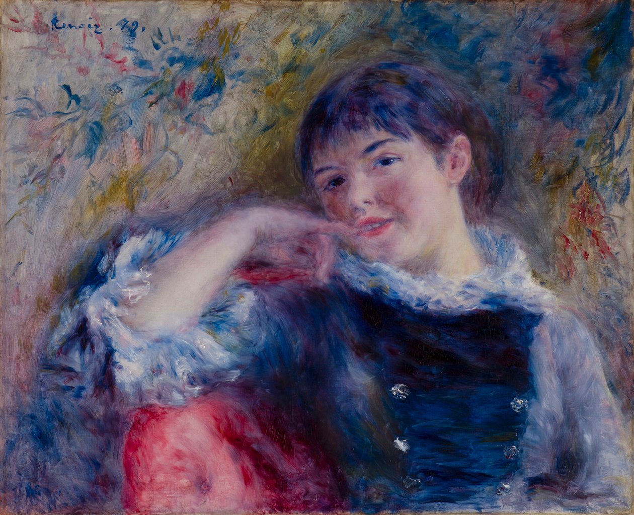 Az álmodozó nő alkotó: Pierre-Auguste Renoir