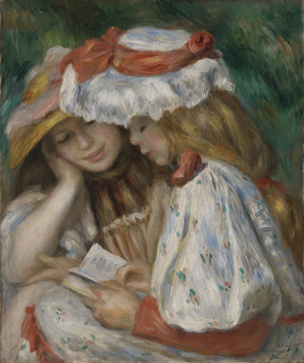 Két olvasó lány alkotó: Pierre-Auguste Renoir