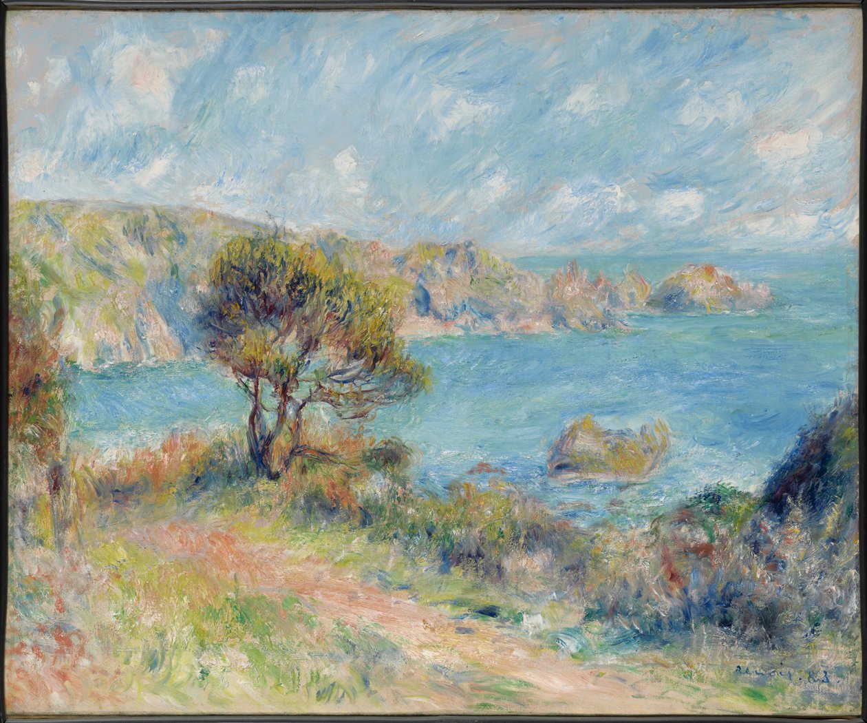 Guernsey látképe alkotó: Pierre-Auguste Renoir
