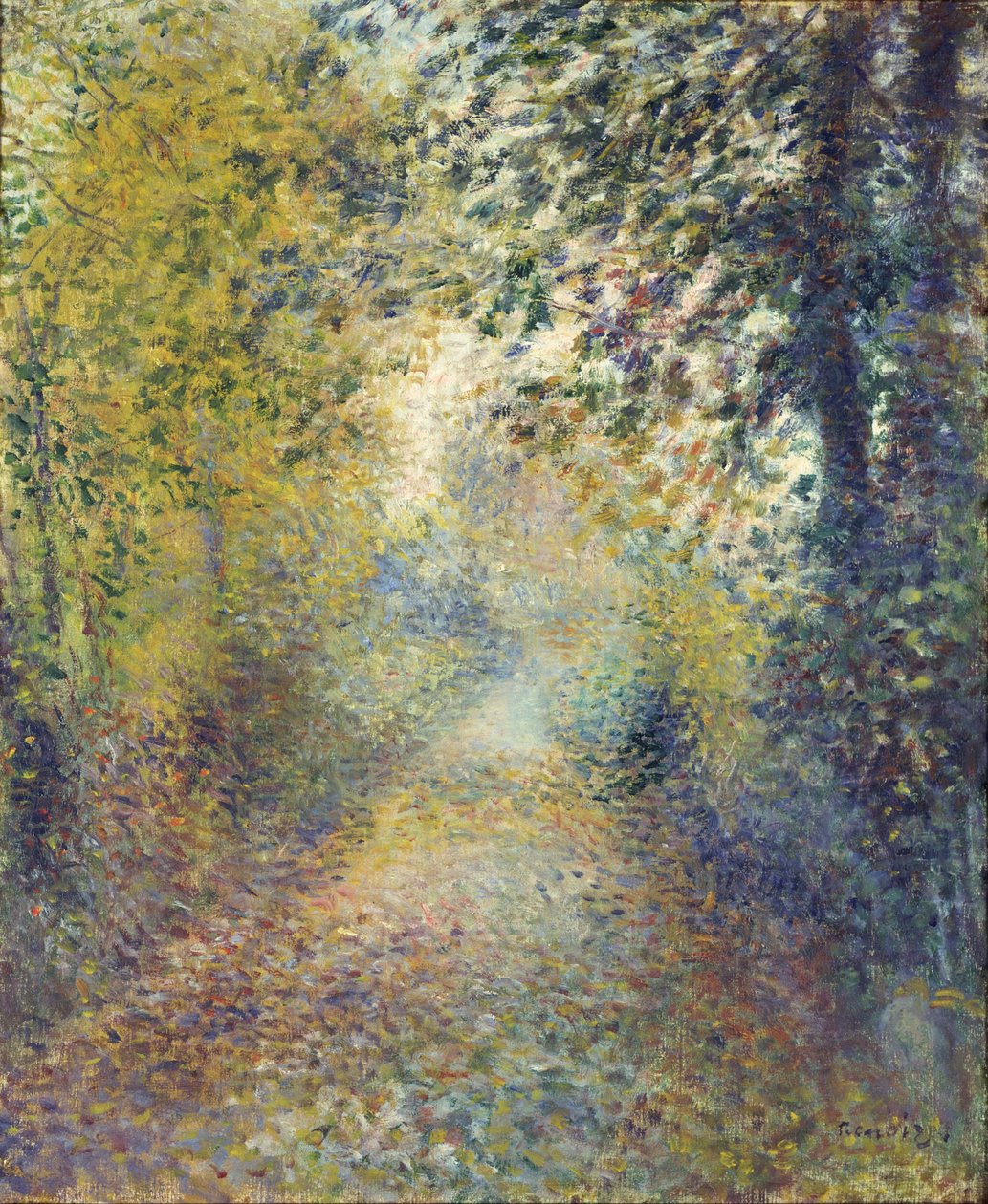 fák árnyéka alkotó: Pierre-Auguste Renoir