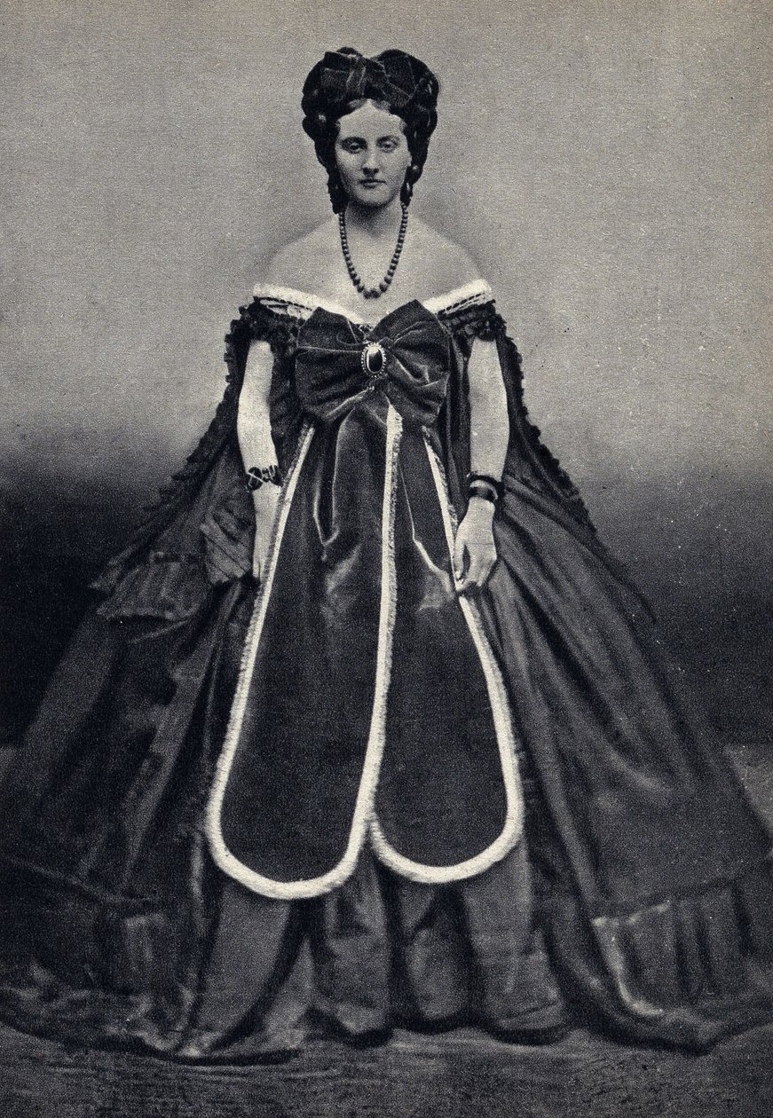 A „félvilágiak”, a Castiglione portréja, Pierson. Fényképészet, 19. század vége, alkotó: Pierre Louis Pierson