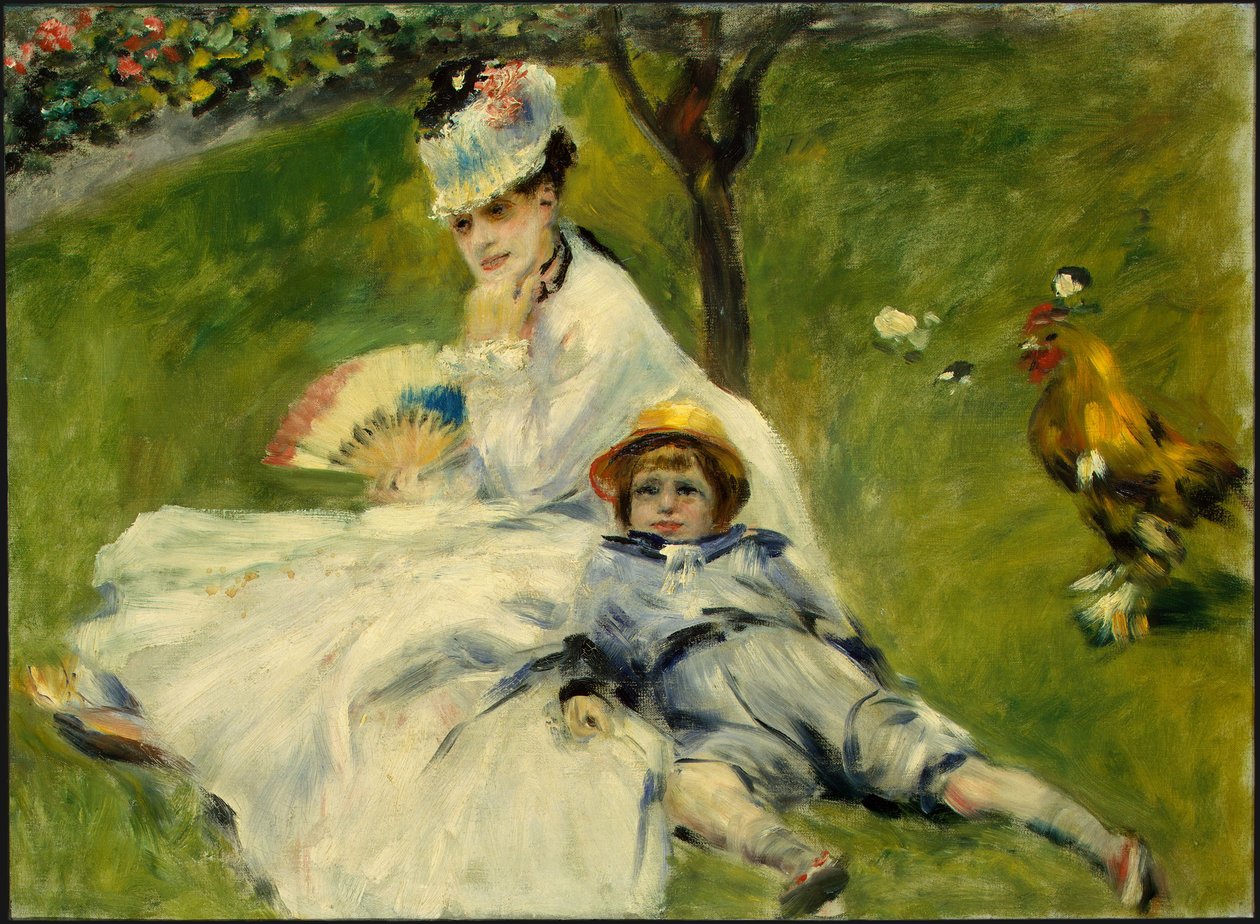 Madame Monet és fia alkotó: Pierre Auguste Renoir