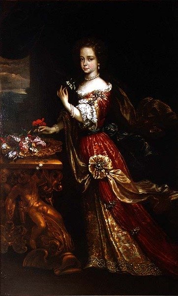 Egy hölgy portréja, valószínűleg Henrietta Anne, Orléans hercegnője (1644-70), I. Károly lánya alkotó: Pierre (circle of) Mignard
