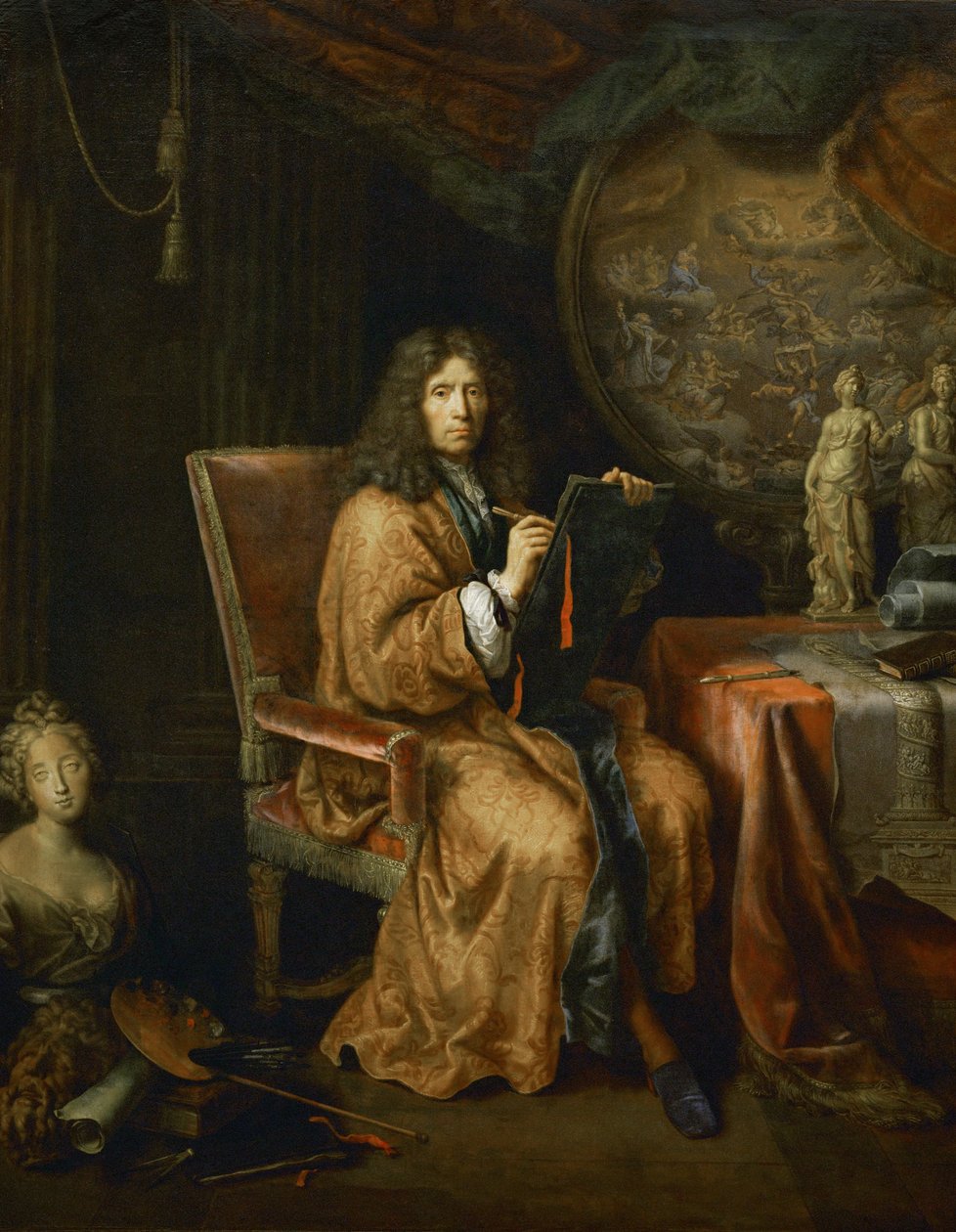 A művész portréja - Önarckép ... alkotó: Pierre (follower of) Mignard