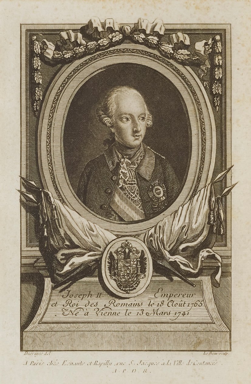 II. József alkotó: Pierre Adrien Le Beau