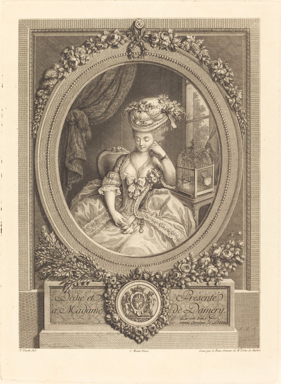 A bimbózó vágyak alkotó: Pierre Adrien Le Beau after Nicolas Tanché
