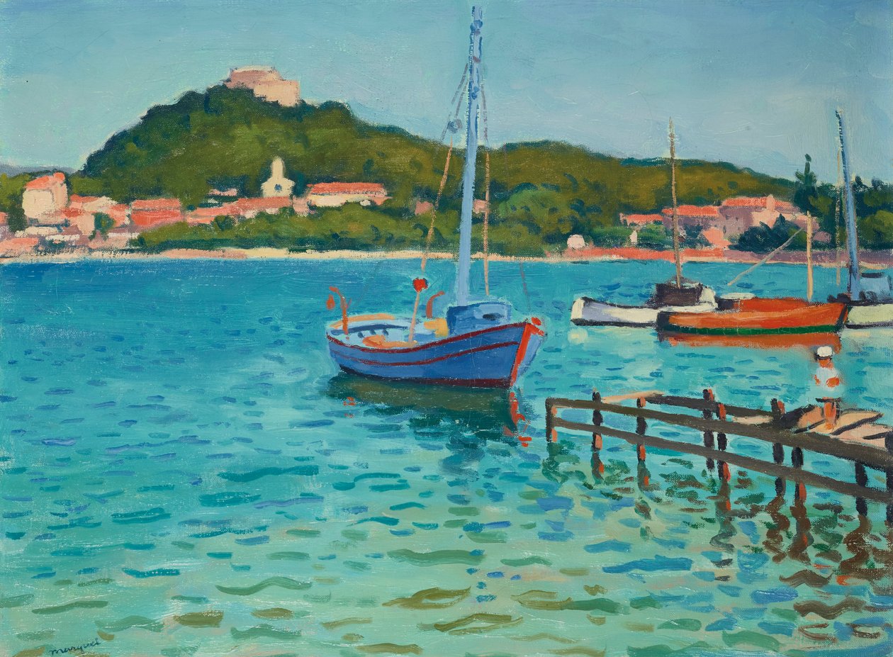 Porquerolles, nyári délután, 1939. alkotó: Albert Marquet