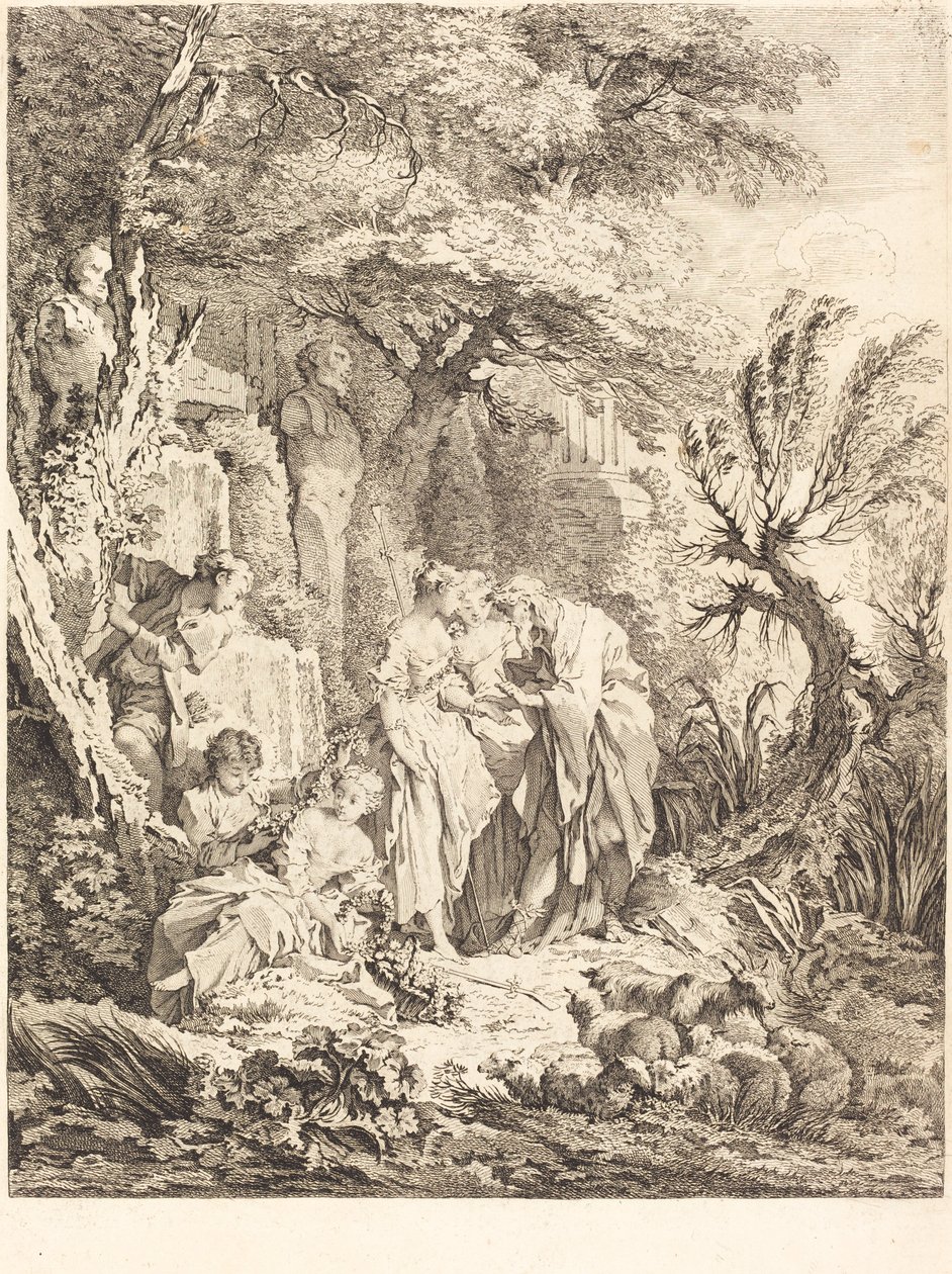 A jó kaland alkotó: Pierre Alexandre Aveline after François Boucher