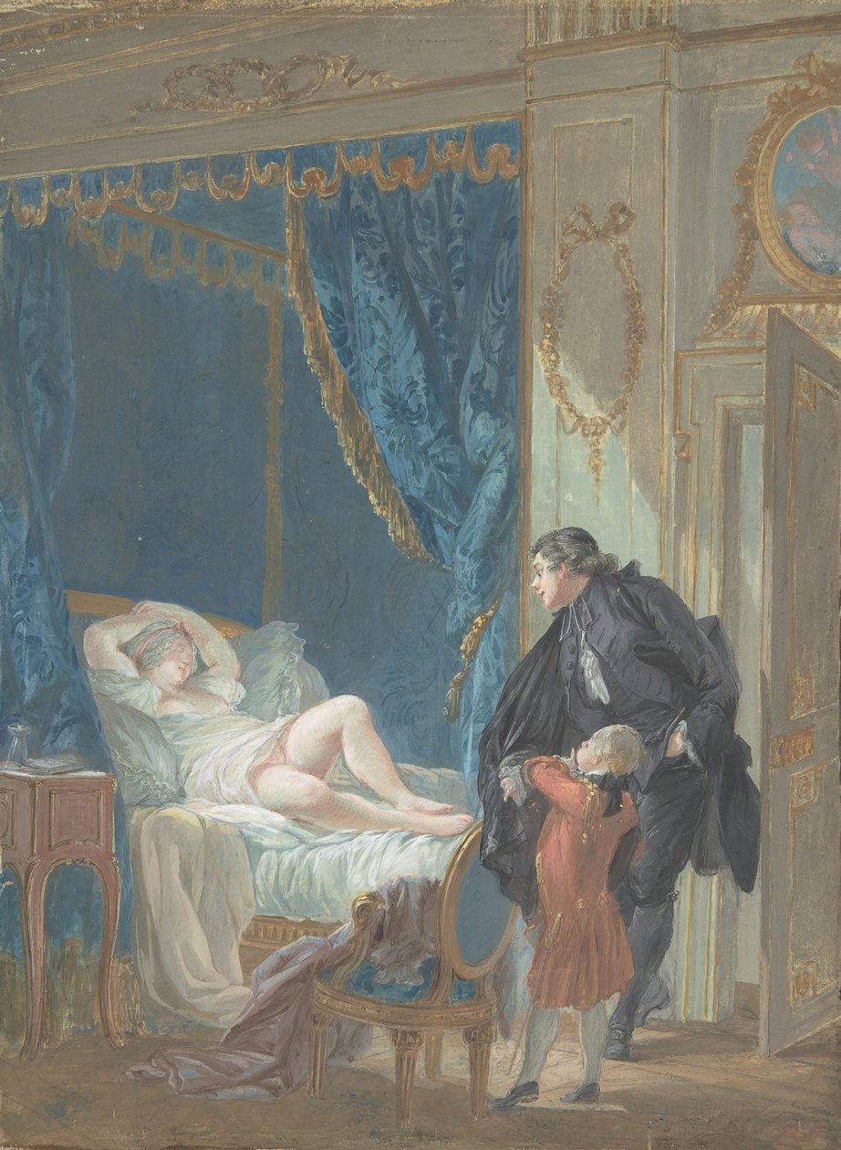 Le Matin reggel, . alkotó: Pierre Antoine Baudouin