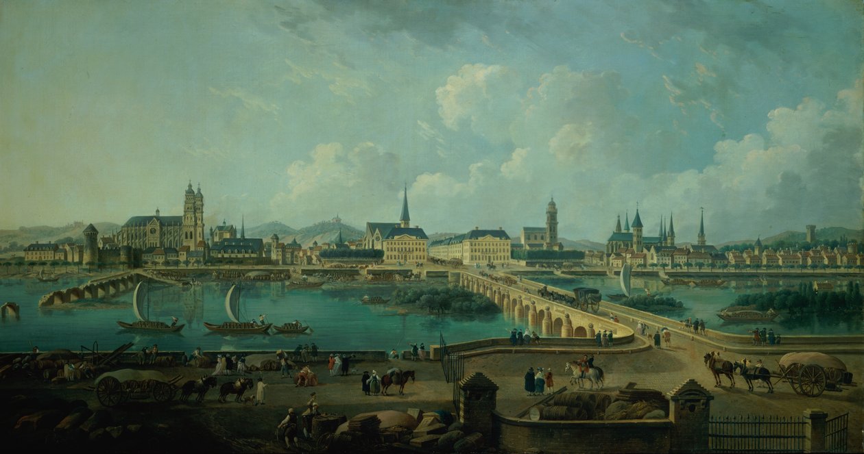 Tours panoráma, 1787 alkotó: Pierre Antoine Demachy