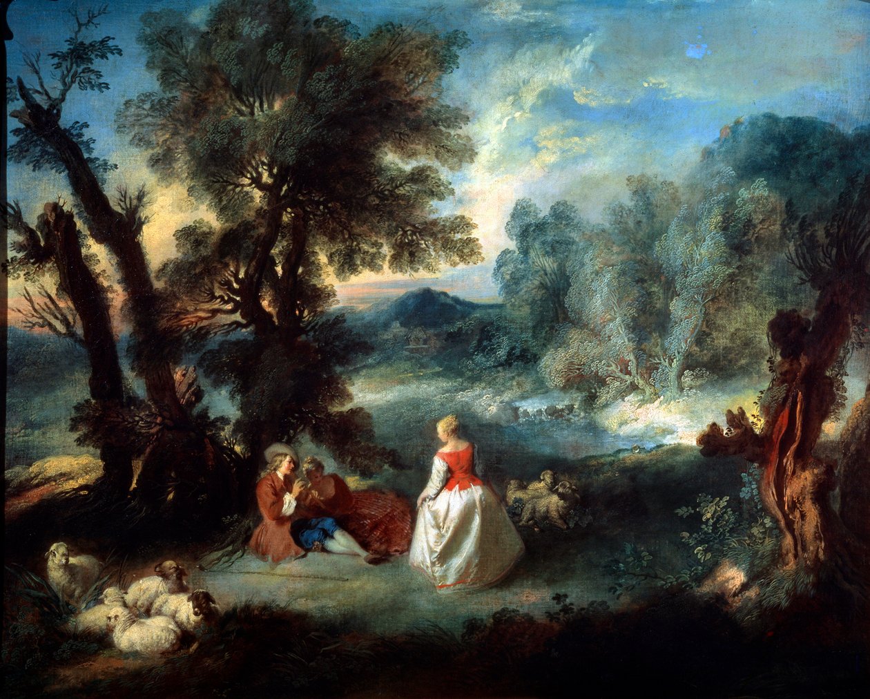 Lelkészi jelenet, 1730-as évek. alkotó: Pierre Antoine Quillard