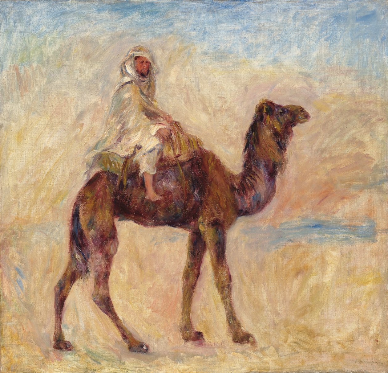 Egy teve; A teve hátán, 1881 alkotó: Pierre Auguste Renoir