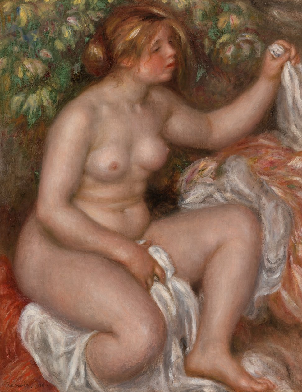 A fürdő után alkotó: Pierre Auguste Renoir