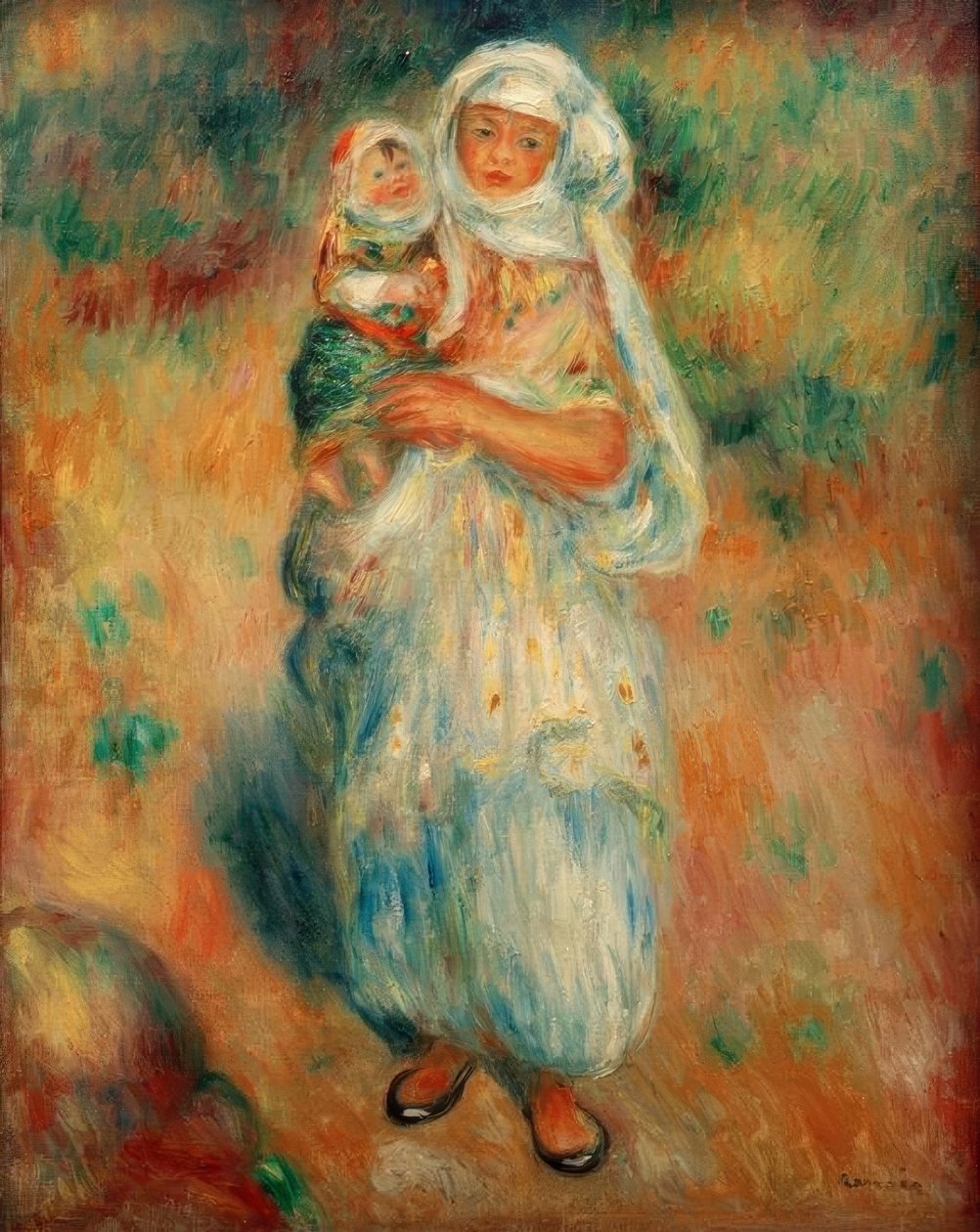 Algériai gyerekkel alkotó: Pierre Auguste Renoir