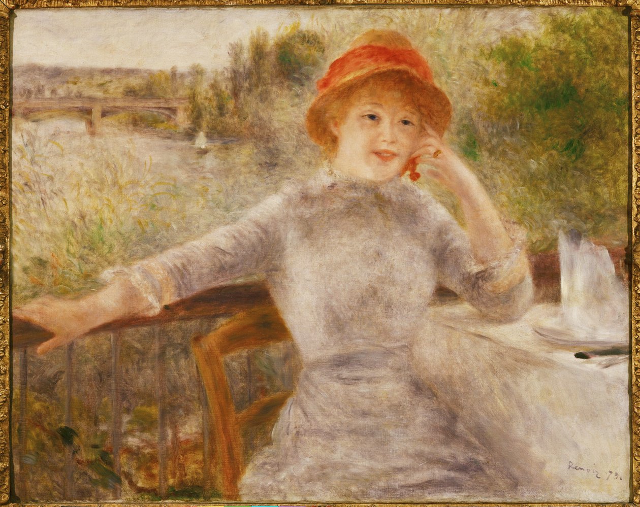 Alphonsine Fournaise (olaj, vászon) alkotó: Pierre Auguste Renoir